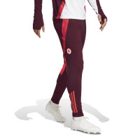 adidas AS Roma Survêtement 1/4-Zip 2024-2025 Blanc Bordeaux Orange