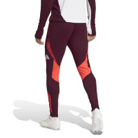 adidas AS Roma Survêtement 1/4-Zip 2024-2025 Blanc Bordeaux Orange