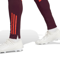 adidas AS Roma Survêtement 1/4-Zip 2024-2025 Blanc Bordeaux Orange