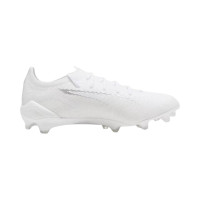 PUMA Ultra 5 Ultimate Gras Voetbalschoenen (FG) Wit Zilver