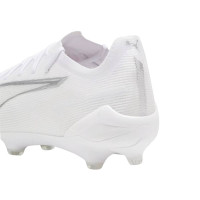 PUMA Ultra 5 Ultimate Gras Voetbalschoenen (FG) Wit Zilver