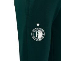 Castore Feyenoord Trainingspak 1/4-Zip 2024-2025 Dames Donkergroen Lichtgroen Wit