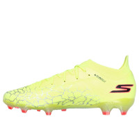 Skechers SKX_1.5 Elite Gras Voetbalschoenen (FG) Geel Oranje Zwart