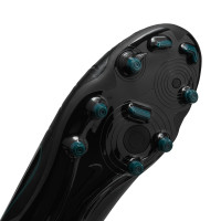 Nike Tiempo Legend 10 Club Gazon Naturel Gazon Artificiel Chaussures de Foot (MG) Noir Vert Foncé