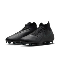 Nike Phantom Luna II Academy Gazon Naturel Gazon Artificiel Chaussures de Foot (MG) Noir Vert Foncé