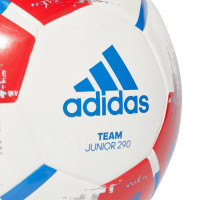 adidas Team J290 Voetbal Maat 4 White Red Blue Silver Metallic