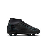 Nike Mercurial Superfly 10 Club Gazon Naturel Gazon Artificiel Chaussures de Foot (MG) Enfants Noir Vert Foncé