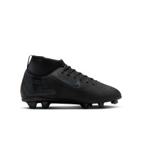 Nike Mercurial Superfly 10 Club Gazon Naturel Gazon Artificiel Chaussures de Foot (MG) Enfants Noir Vert Foncé