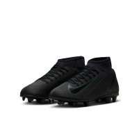 Nike Mercurial Superfly 10 Club Gazon Naturel Gazon Artificiel Chaussures de Foot (MG) Enfants Noir Vert Foncé