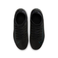 Nike Mercurial Superfly 10 Club Gazon Naturel Gazon Artificiel Chaussures de Foot (MG) Enfants Noir Vert Foncé