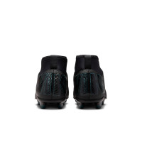 Nike Mercurial Superfly 10 Club Gazon Naturel Gazon Artificiel Chaussures de Foot (MG) Enfants Noir Vert Foncé