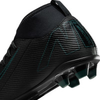 Nike Mercurial Superfly 10 Club Gazon Naturel Gazon Artificiel Chaussures de Foot (MG) Enfants Noir Vert Foncé