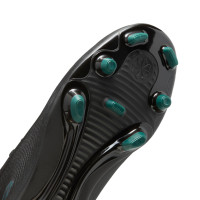 Nike Mercurial Superfly 10 Club Gazon Naturel Gazon Artificiel Chaussures de Foot (MG) Enfants Noir Vert Foncé
