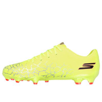 Skechers SKX_1.5 Academy Gazon Naturel Chaussures de Foot (FG) Jaune Orange Noir