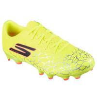 Skechers SKX_1.5 Academy Gazon Naturel Chaussures de Foot (FG) Jaune Orange Noir