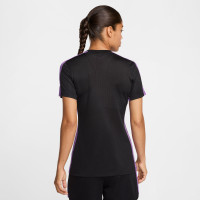 Chemise d'entraînement Nike Academy 23 pour femme, noir, violet, jaune vif