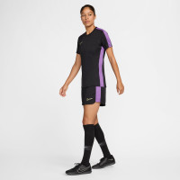 Chemise d'entraînement Nike Academy 23 pour femme, noir, violet, jaune vif