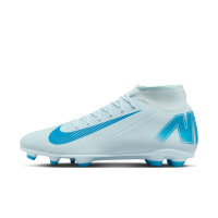 Nike Mercurial Superfly 10 Club Gazon Naturel Gazon Artificiel Chaussures de Foot (MG) Bleu Clair Bleu
