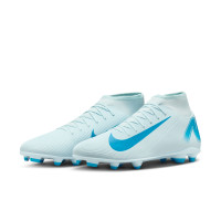 Nike Mercurial Superfly 10 Club Gazon Naturel Gazon Artificiel Chaussures de Foot (MG) Bleu Clair Bleu