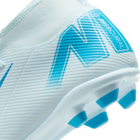 Nike Mercurial Superfly 10 Club Gazon Naturel Gazon Artificiel Chaussures de Foot (MG) Bleu Clair Bleu