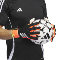 adidas Predator League Gants de Gardien de But Noir Blanc Orange