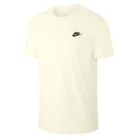 T-shirt Nike Sportswear Club jaune clair noir