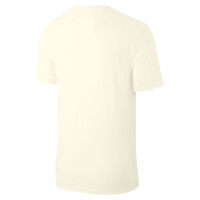 T-shirt Nike Sportswear Club jaune clair noir