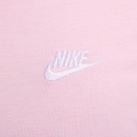 T-shirt Nike Sportswear Club rose et blanc