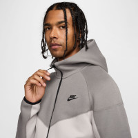 Nike Tech Fleece Sportswear Veste Gris Clair Gris Noir