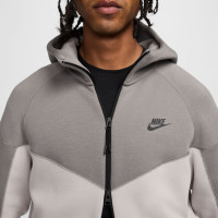 Nike Tech Fleece Sportswear Veste Gris Clair Gris Noir