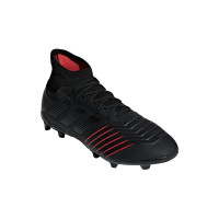 adidas PREDATOR 19.1 FG Voetbalschoenen Kids Zwart Rood