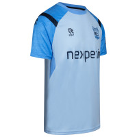 Valence T-shirt d'Entraînement - Bleu Marine/Orange Enfant