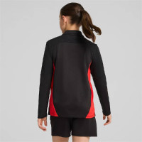 PUMA AC Milan Trainingstrui 1/4-Zip 2024-2025 Kids Zwart Rood Goud