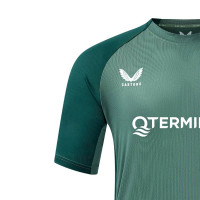 Castore Feyenoord Trainingsshirt 2024-2025 Kids Lichtgroen Donkergroen