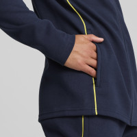 PUMA Fenerbahce SK Casuals Survêtement à Capuche Full-Zip 2024-2025 Bleu Foncé Jaune