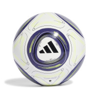 adidas Messi Club Voetbal Maat 5 Wit Donkerpaars Felgeel