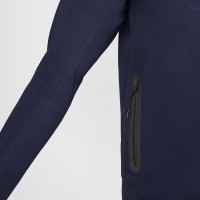 Nike Chelsea Tech Fleece Veste 2024-2025 Bleu Foncé Doré