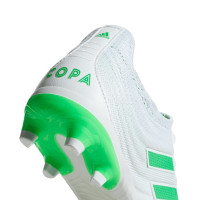 adidas COPA 19.1 FG Voetbalschoenen Kids Wit Groen