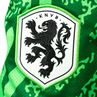 Kit de gardien de but à manches longues Nike Netherlands 2024-2026 vert pour enfants