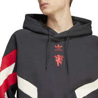 adidas Manchester United Originals Sweat à Capuche 2024-2025 Noir Rouge