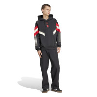 adidas Manchester United Originals Sweat à Capuche 2024-2025 Noir Rouge