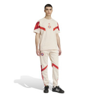adidas Bayern Munich Originals Pantalon d'Entraînement 2024-2025 Beige Rouge