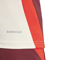 adidas Bayern München Trainingsset Europees 2024-2025 Wit Bordeauxrood Rood
