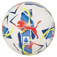 PUMA Orbita Serie A Hybrid Voetbal Maat 5 Wit Blauw Geel