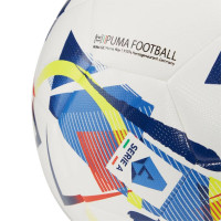 PUMA Orbita Serie A Hybrid Voetbal Maat 5 Wit Blauw Geel