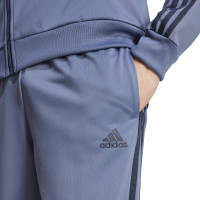 adidas Basic 3-Stripes Tricot Survêtement Full-Zip Bleu Bleu Foncé