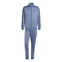 adidas Basic 3-Stripes Tricot Survêtement Full-Zip Bleu Bleu Foncé