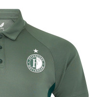 Présentation du polo Castore Feyenoord 2024-2025 Vert Vert foncé