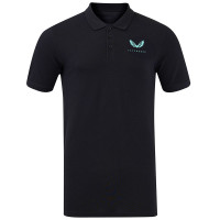Castore Feyenoord Travel Polo 2024-2025 Zwart Lichtblauw