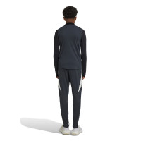 adidas Manchester United Pantalon d'Entraînement Europe 2024-2025 Enfants Gris Foncé Blanc Rouge